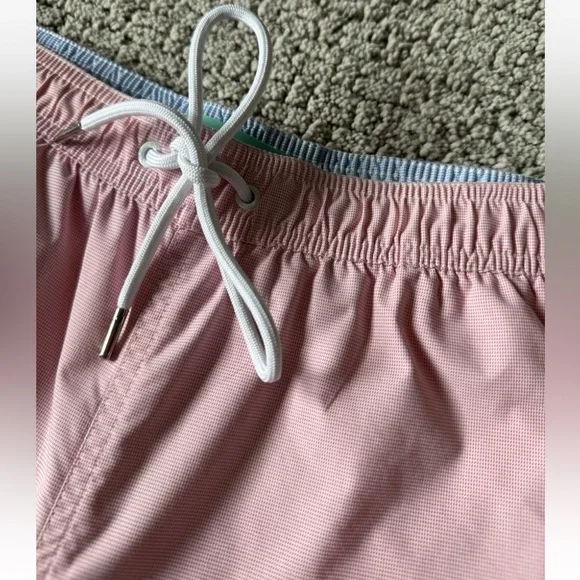 Bonobos Mens Shorts Medium Pink Board Swim Trunks Surfing Liner 7" Inseam, EUC - Picture 9 of 9